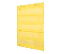 Bonbela Grafico Tascabile Magnetico 5 Tasche Trasparenti Che Insegnano Equazioni di Matematica del Vocabolario con Chiusura del Loop di Ganci per Magneti Incorporati per L'apprendimento (Giallo)