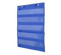Bonbela Grafico Tascabile Magnetico 5 Tasche Trasparenti Che Insegnano Equazioni di Matematica del Vocabolario con Chiusura del Loop di Ganci per Magneti Incorporati per L'apprendimento (Blu)