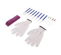 Bonbela Kit Estrattore Chiave Rotta Set di Strumenti Estrazione Chiave 12 Pezzi Strumenti Estrattore in Acciaio Inossidabile con Manici Antiscivolo per Fabbri Uso Domestico