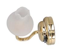 Bonbela Lampada da Parete a LED in Miniatura a Forma di Tulipano per Casa delle Bambole in Scala 1:12 con Batteria da 3 V per la Decorazione Fai da Te della Casa delle Bambole.
