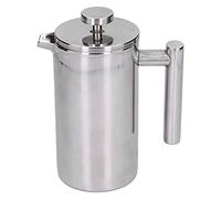 Bonbela Macchina da caffè in Acciaio Inossidabile, caffè Manuale Portatile Entrambi, Bollitore, Tazza per Home Office (800 ml)