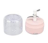 Bonbela Mini Electric Aglio Chopper 30W Motore da 250 Ml Capacità USB Carica 304 Blade in Acciaio Inossidabile con Progettazione di Blocchi di Sicurezza per Macinare le Cipolle di Aglio (Rosa)