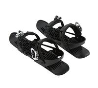 Bonbela Mini Scarpe da Sci Stivali Snowboard Regolabili Dimensioni Gratuite per Adulti con Fibbia in Nylon e Metallo Resistenti per Piste Forestali per le Piste Sci