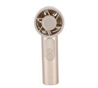 Bonbela Mini Ventilatore Portatile con Display LED Batteria da 3000 MAh | Motore Aggiornato da 3.700 Giri/min, Autonomia di 28 Ore, Design Aerodinamico a 9 Pale, Blocco di Sicurezza per un Utilizzo
