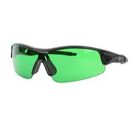 Bonbela Occhiali per Grow Room, Occhiali Protettivi UV per Illuminazione HPS Luce LED con Stecca Nasale e Lente Extra, per Piantagioni di Orticoltura in Serra (Verde)