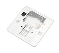 Bonbela Piastra di Ago per Cucire ABS Q235 Acciaio Posizione Precisa Sostituzione della Piastra Dell'ago Durevole per il Cantante 4411 4423 4432 4452 44S