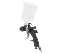 Bonbela Pistola a spruzzo ad aria HVLL, capacità 600 ml, attrezzatura a spruzzo di colore regolabile con ugello da 1,4 1,7 2 mm, progetto artistico da parete