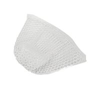 Bonbela Retino per pesca a mosca, ricambio leggero per reti da pesca in gomma, bianco trasparente, pieghevole, 55 cm, con rete densa per una facile cattura, per pesca all'aperto