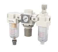 Bonbela Separatore Oliatore Alloggiamento in Lega di Alluminio Filtro Aria G1/4 Pollici per Utensili Elettrici Pneumatici