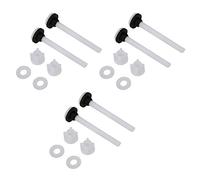 Bonbela Set di 3 paia di viti per WC, 2 pezzi, set di viti per acqua e servizi igienici, accessori di montaggio, strumenti di riparazione