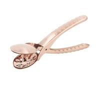 Bonbela Strumento di Taglio di Castagne in Acciaio Inossidabile Gold a Forma di Rosa a Forma di a di Comoda Operazione Facile Operabile Clamp/Holder di Castagno di Schiaccianoci per