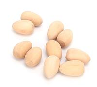 Bonbela Uova Finte in Legno da 10 Pezzi, Vivide, Leggere, Portatili, Non Facilmente Rotte, per la Decorazione della Famiglia (S100x40x0,3 cm/39,4x15,7x0,1 pollici)