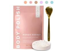 Bonblissity Scrub per il corpo, lucidante per il corpo, con ventosa per il corpo, idratante ed esfoliante, realizzato a mano, ecologico