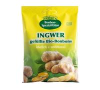 Bonbons Zenzero Bio 100 G 18 Caramelle Ripiene 4x18x100 g Caramelle