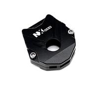 BONCAERT Coprichiave per motocicletta Guscio chiave Guscio Coprichiave Per Moto NX500, Realizzato In CNC, Con Portachiavi E Stemma Ricamato, Per NX 500 2023-2025(KC Black)