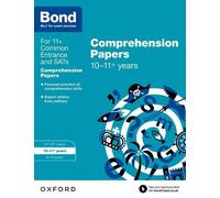 Bond 11+ Michellejoy Hughes Bond 11+: English: Comprehension Papers (Tascabile)