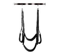 Bondage Barra swing altalena Nera posizioni sesso DILDO porta dildo sospensorio