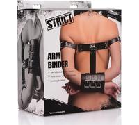 Bondage contenzione braccia bicipiti nero blocco controllo BDSM pelle PU