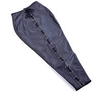 Bondage In Pelle BDSM Per Donne Sexy Sacco Bondage Per Metà Corpo, Gioco Di Ruolo Erotico Gambe Ai Piedi Della Caviglia Sistema Di Ritenuta Schiavo Fetish Giocattoli Erotici, Nero Regolabile,L