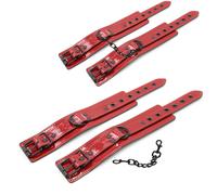 bondage KIT ELITE SEXY POLSINI E CAVIGLIERE SADOMASO catenelle INTIMO SEXY