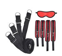 Bondage manette con manette per le mani, benda per gli occhi per principianti e coppie, bondage, manette per letto sotto il letto Restraint Kit SM BDSM