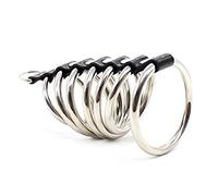 Bondage Masters 7 anelli Gates of Hell Cock Ring con attacco a D