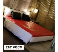 Bondage SEXY Lenzuolo LETTO in vinile Rosso kit per sesso estremo Sadomaso