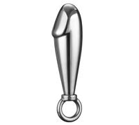 BONDAGERIE® Plug anale in alluminio a forma di fallo, sexitoys buttplug per lui e per lei