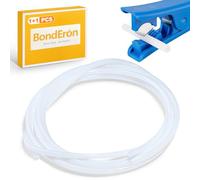 BondEron Tubo in PTFE da 4 m, 4 x 2,5 mm, per filamento da 1,75 mm, set di tubi in PTFE con tagliatubo, connettore PC4-M10 e PC4-M6, resistente al calore, a basso attrito