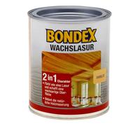 Bondex 352671 - Vernice a cera incolore, 0,75 l, per 10,5 m², la cera per legno sottolinea le venature naturali del legno, superfici idrorepellenti e antimacchia