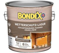Bondex Protezione dagli agenti atmosferici, rovere chiaro, 2,5 l, per 30 m², antigoccia e spruzzi, eccellente protezione dai raggi UV, applicazione sicura a partire da 2 °C, opaca e resistente alle