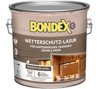 Bondex Protezione dalle intemperie Lasur Teak 2,5 l per 30 m² | antigoccia e spruzzatura | eccellente protezione dai raggi UV | applicazione sicura a partire da 2 °C | opaca | smalto resistente alle