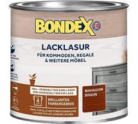 BONDEX Vernice effetto impregnante 2in1 MARRONE MOGANO per legno interno 375ml