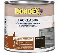 BONDEX Vernice impregnante 2in1 NERO per legno interno 375ml