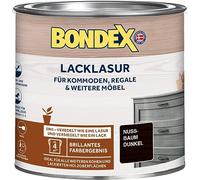 BONDEX Vernice impregnante 2in1 NOCE SCURO per legno interno 375ml