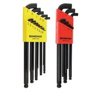Bondhus 20599 0.050 - 3/20,3 cm e 1.5 - 10 mm Stubby Ball End hex Key double Pack