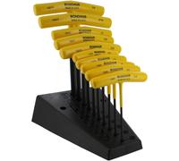 Bondhus Corp. Set Da 10 Chiavi A T 9" T-Hnds 3/32-3/8 15390