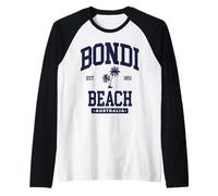 Bondi Beach Australia modalità Vacanza Spiaggia Palma Maglia con Maniche Raglan