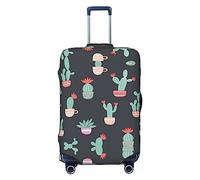 BONDIJ Cactus - Copertura per valigie da viaggio, antipolvere, per bagagli da 45-81 cm, Nero , XL