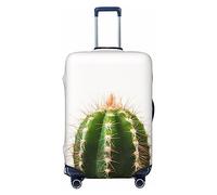 BONDIJ Copertura antipolvere per valigie da viaggio con piante di cactus, per bagagli da 45-81 cm, Nero , L