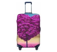 BONDIJ Copertura per bagagli da viaggio, antipolvere, a forma di cuore, per valigie da 45-81 cm, Nero , XL