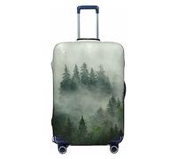 BONDIJ Copertura per bagagli da viaggio, antipolvere, con paesaggio nebbioso, per valigie da 46-81 cm, Nero , M