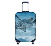 BONDIJ Copertura per bagagli da viaggio, antipolvere, motivo: tartaruga marina, protezione per 45-81 cm, Nero , M