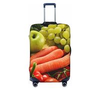 BONDIJ Copertura per bagagli da viaggio, antipolvere, per varietà, verdura, frutta, valigia, protezione per 45-81 cm, Nero , L