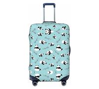 BONDIJ Copertura per valigie da viaggio a prova di polvere per bagagli da 45-81 cm, Nero , S