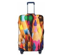 BONDIJ Crayons - Copertura per valigie da viaggio, antipolvere, per bagagli da 45-81 cm, Nero , L