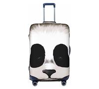 BONDIJ Cute Animal Panda bagagli copre viaggio antipolvere valigia copertura per 45-81 pollici bagagli, Nero , M