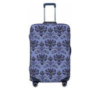 BONDIJ Haunted Mansion - Copertura per valigie da viaggio, antipolvere, per bagagli da 45,7 a 81,7 cm, Nero , L
