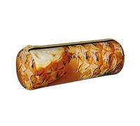 BONDIJ La frutta fresca ha stampato il sacchetto di cuoio della matita delle donne, borsa della penna della cassa della matita di grande capacità con la chiusura lampo per l'ufficio, Frutta fresca.,