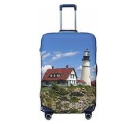 BONDIJ Lighthouse - Copertura per bagagli da viaggio antipolvere, per bagagli da 45,7 a 81,7 cm, Nero , XL